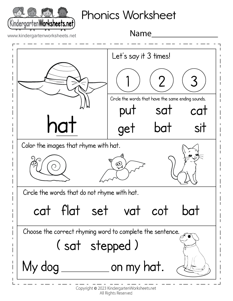 Beginning Sounds Worksheet Free Printable Digital PDF